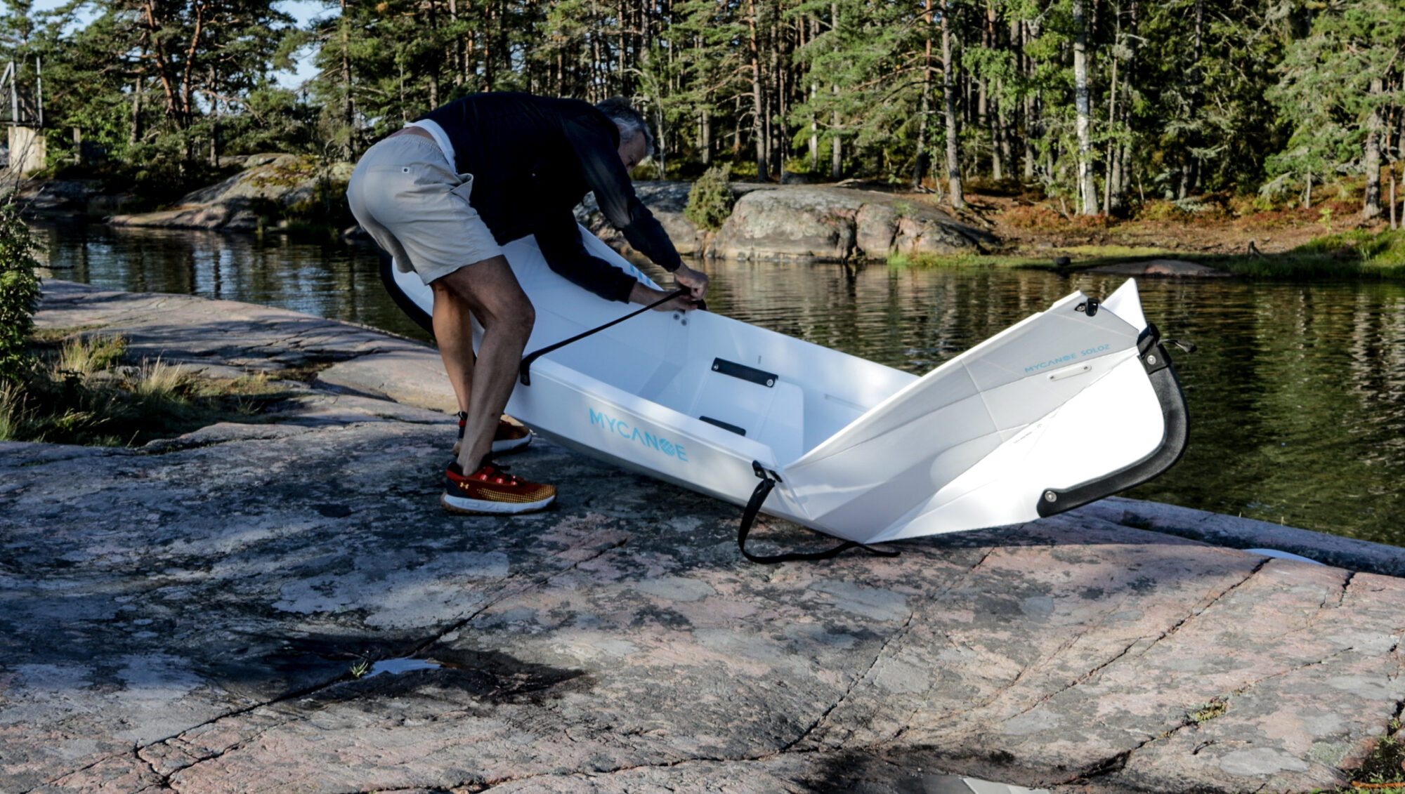 MyCanoe Solo 2 vikbar kanot, 8.8 kg, 2-3 minuter att vika